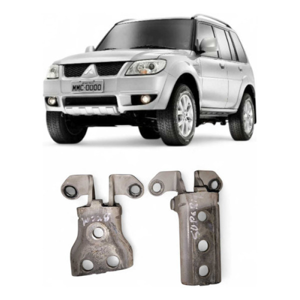 Par Dobradiça Traseira Direita Pajero Tr4 2010 Á 2015