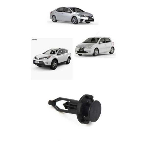 10 Grampo Presilha Parachoque Toyota Corolla Etios Rav4