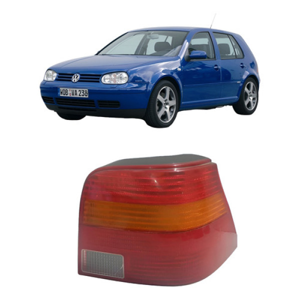 Lanterna Direita Tricolor Vw Golf Sapão 1998 A 2002 Original
