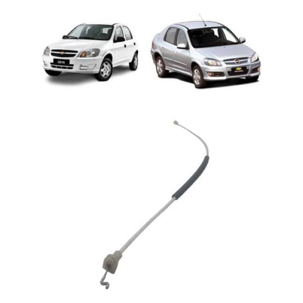 Cabo Maçaneta Interna Dianteiro Direito Celta Prisma 07/14 Preto