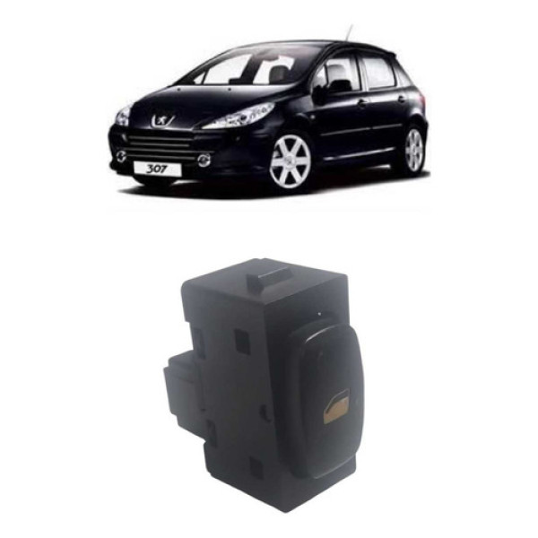 Botão Vidro Elétrico Traseiro Direito Peugeot 307 Original
