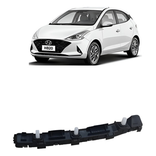 Guia Parachoque Traseiro Hb20 Hatch 2013 Á 2019 Original