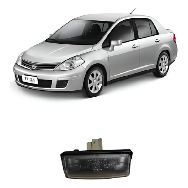 Luz De Placa Traseira Nissan Tiida Sedan 2012/14