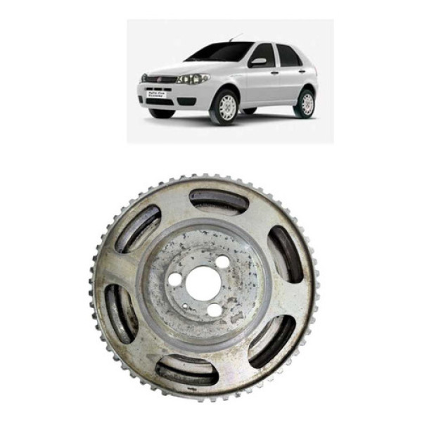 Polia Virabrequim Palio 2010 1.0 Fire Sem Ar E Direção