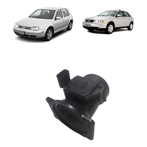 Medidor Fluxo De Ar Maf Vw Golf 1.6 Audi A3 1.6 Sr 99/2001