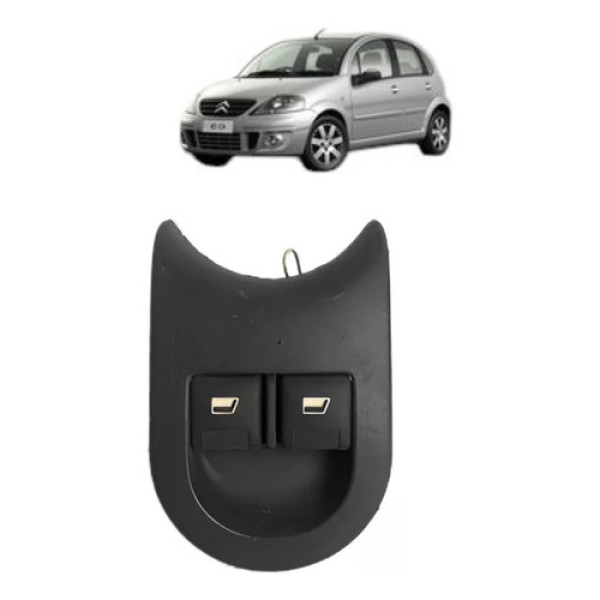 Comando Botão Duplo Vidro Elétrico C3 2011