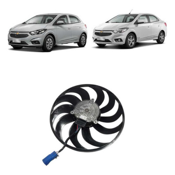 Hélice  Com Motor Eletroventilador Ônix Prisma 1.4 2017/2019