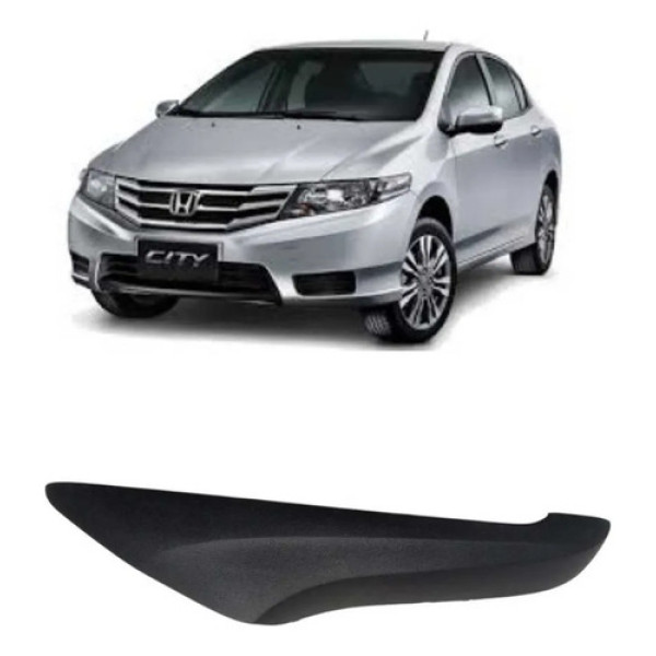 Acabamento Porta Traseira Esquerda Honda City 2009 - 2017 Preto