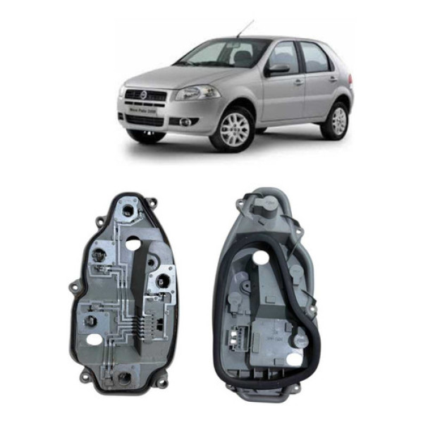 Circuito Soquete Lanterna Traseira Esquerda Palio 2008 2009 Esquerdo/motorista Cinza