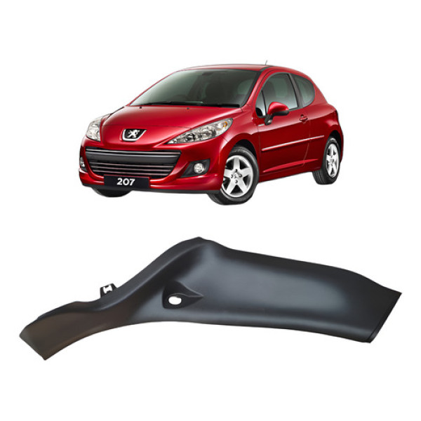 Acabamento Soleira Traseira Esquerda Peugeot 207 06/14