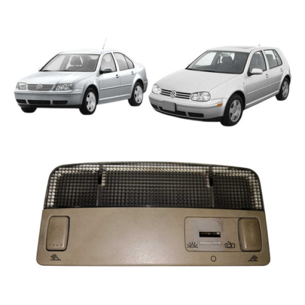 Luz Teto Vw Golf Bora 1998 Á 2010 Original C/detalhe