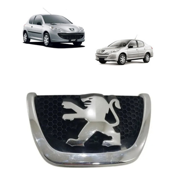 Emblema Grade Peugeot 207 2007 A 2014 9687111777 Usado Prateado