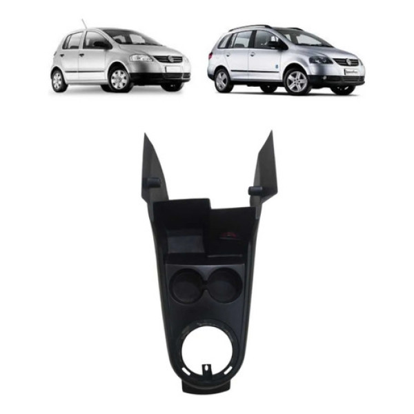 Console Central Porta Copos Volkswagen Fox 2006-2009