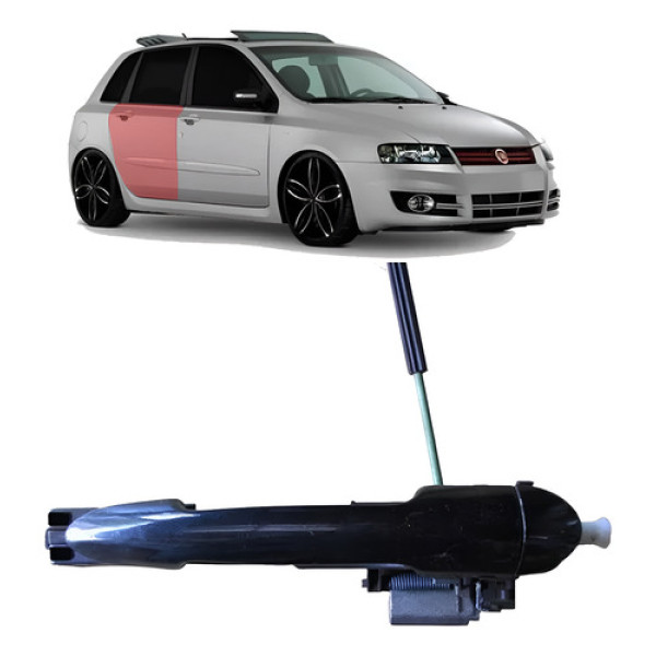 Maçaneta Externa Fiat Stilo Traseira Direita 2004 2009 2012