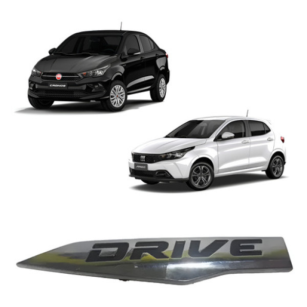 Emblema Paralamas Esquerdo Drive Fiat Argo Cronos