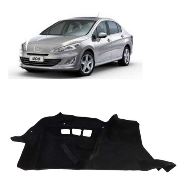 Carpete Acabamento Porta Malas Esquerdo Peugeot 408 2012