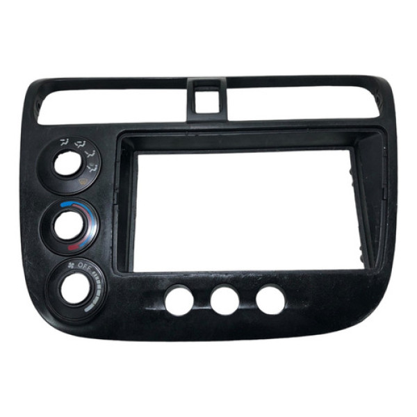 Moldura Acabamento Comando Ar Rádio Honda Civic 2005 Usado