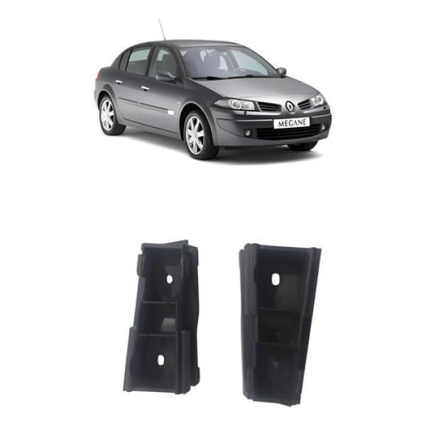 Par Suporte Acabamento Externo Coluna Central Dir  Megane