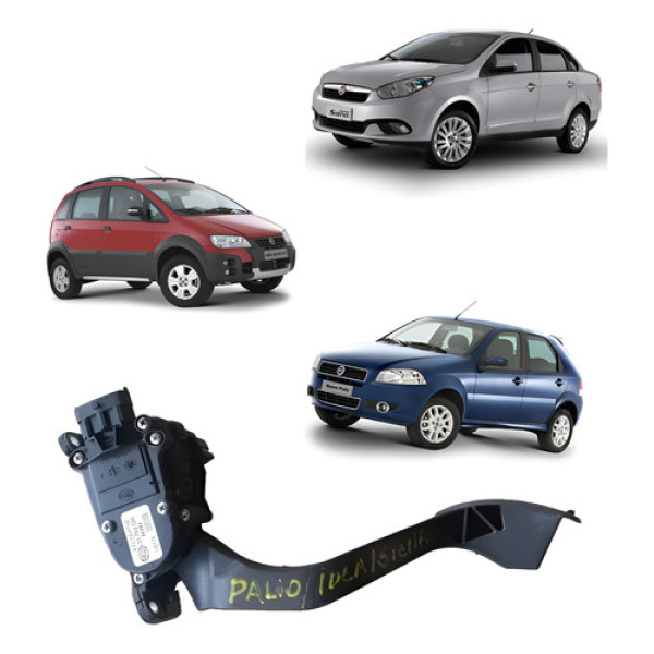 Pedal Acelerador Eletrônico Palio Siena Idea Hella 51793539