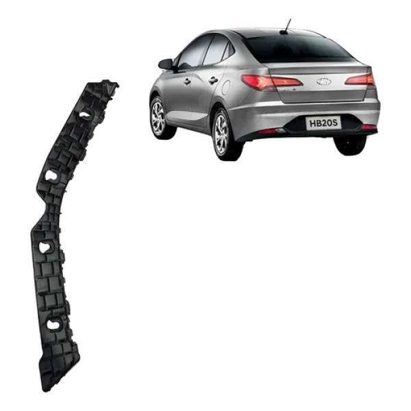 Guia Para-choque Traseiro Direito Original Hb20 Sedan 10/22