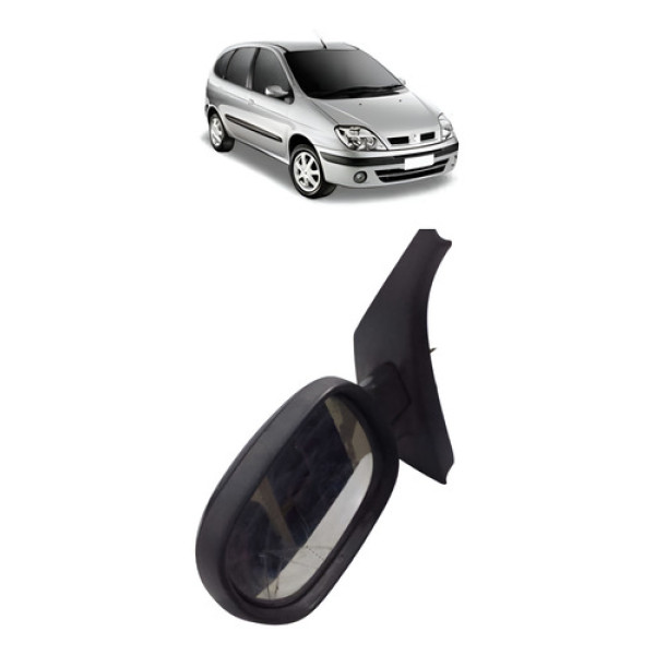 Retrovisor Manual Senic 02/07esquerdo Usado Detalhes