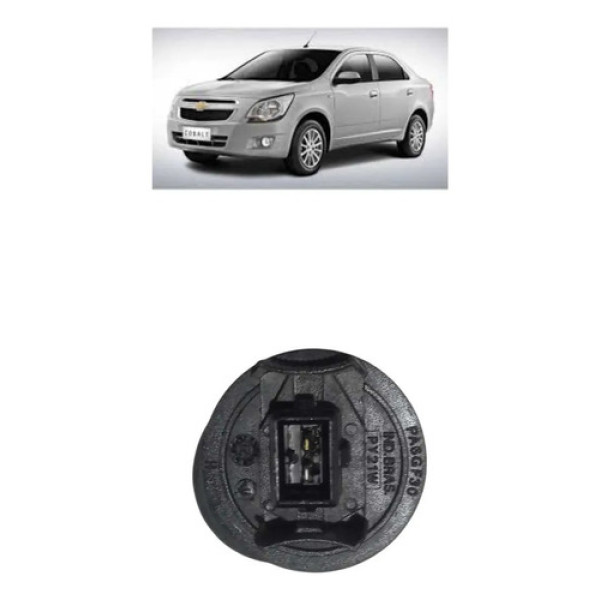 Soquete Lâmpada Farolete Cobalt 2012-2015 Original Gm Macho Preto Branco-frio