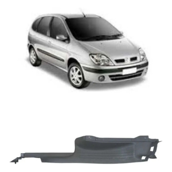 Soleira Traseira Esquerda  Renault Scenic 2005/2007 Original Prata