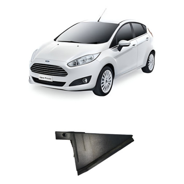 Moldura Porta Traseira Esquerda Ford New Fiesta