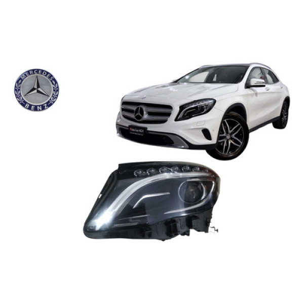 Farol Esquerdo Gla Xenon 200 2015/2017 C/ Detalhe Pequeno
