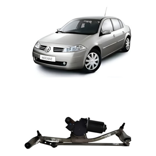 Galhada Motor Do Limpador De Para Brisa Renault Megane 07/13