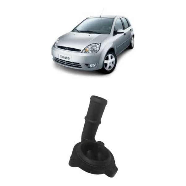 Flange Do Termostato Ford Fiesta Hatch Zetec Rocam 1.6 2002