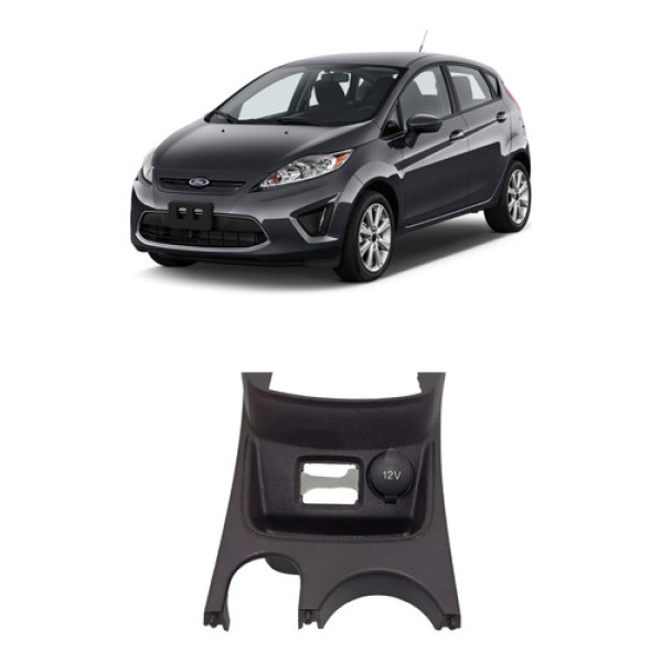 Moldura Controle Console Central New Fiesta 2013 2015 2019