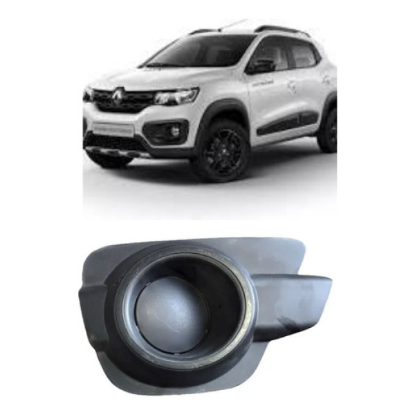 Moldura Farol Milha Esquerdo Renault Kwid 263318721r