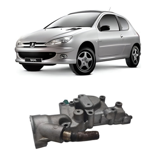 Carcaça Valvula Termostatica Peugeot 206 207 Sw Citroen C3