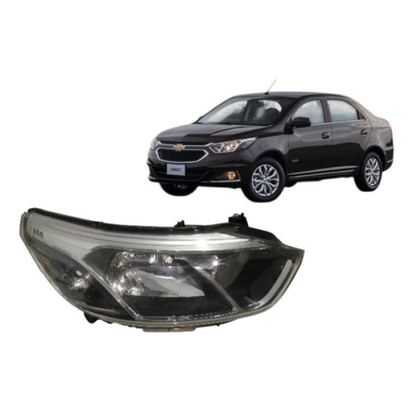 Farol Direito Chevrolet Cobalt 2017 À 2021 Detalhe