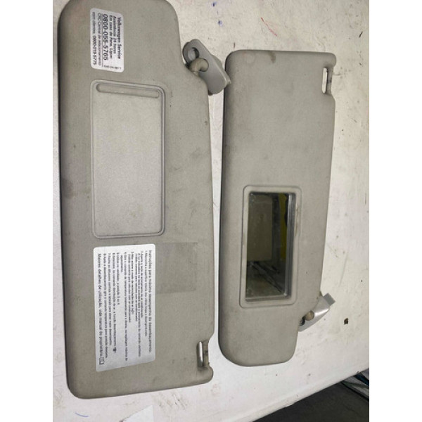 Quebra Sol Gol Voyage Saveiro G5 G6 Direito Com Espelho