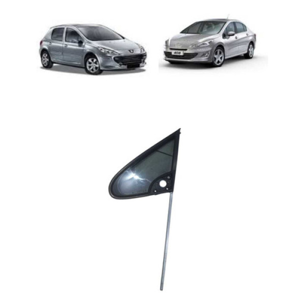 Vidro Fixo Lateral Dianteiro Esquerdo Peugeot 308 408 2012