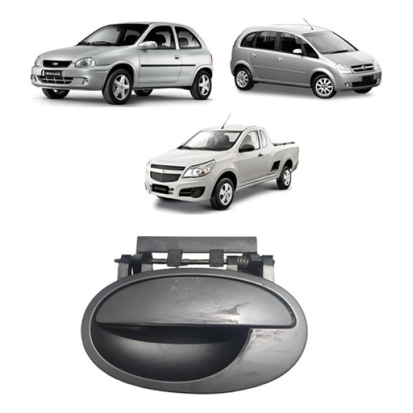 Maçaneta Externa Porta Traseira Direita Corsa Meriva Montana