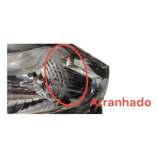 Farol Esquerdo Chevrolet Plus 2020 2021 2022 Arranhado