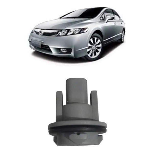 Soquete Pisca Seta Farol Honda Civic 2007 A 2011 Original Cinza