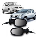 Retrovisor Logan E Sandero 2006 2007 2008 Manual Esquerdo