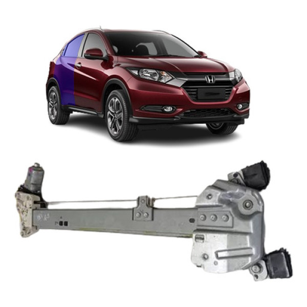 Máquina Vidro Elétrica Traseira Direita Honda Hrv 2017 2020