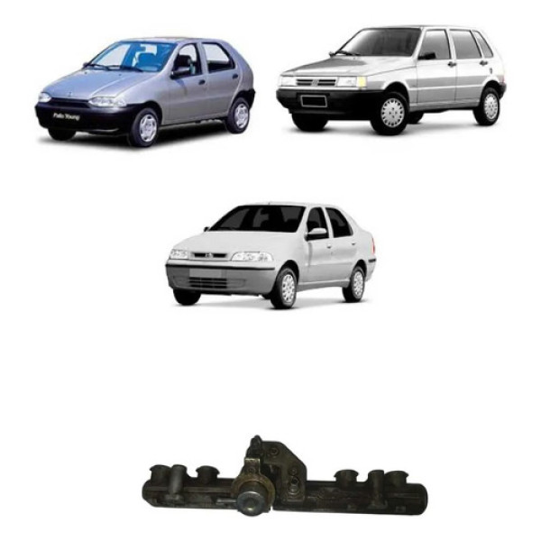 Flauta Bico Injeção Fiat Palio Uno Siena 1.0 8v 1996/2002
