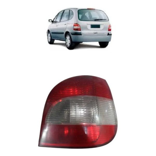Lanterna Traseira Direita Renault Scenic 2001/2011 Original Direito/passageiro Vermelho