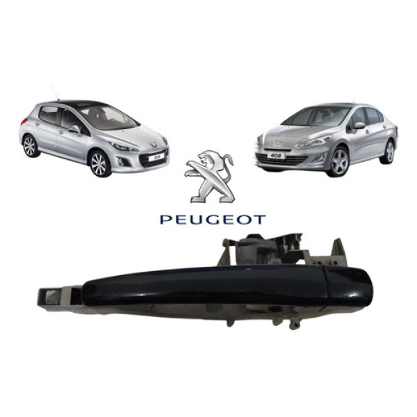 Maçaneta Traseira Esquerda  Peugeot 308 408 2011 Á 2014