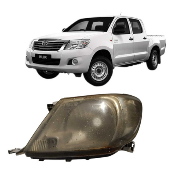 Farol Esquerdo Toyota Hilux Sw4 2009 A 2012