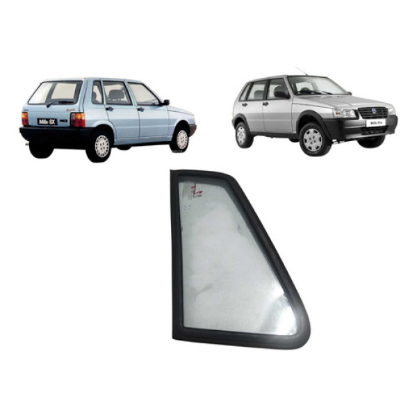 Vidro Fixo Traseiro Direito Fiat Uno 2000 A 2006(usado)