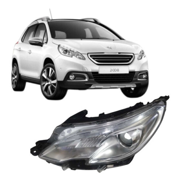 Farol Esquerdo Peugeot 208 2016 2017 2018