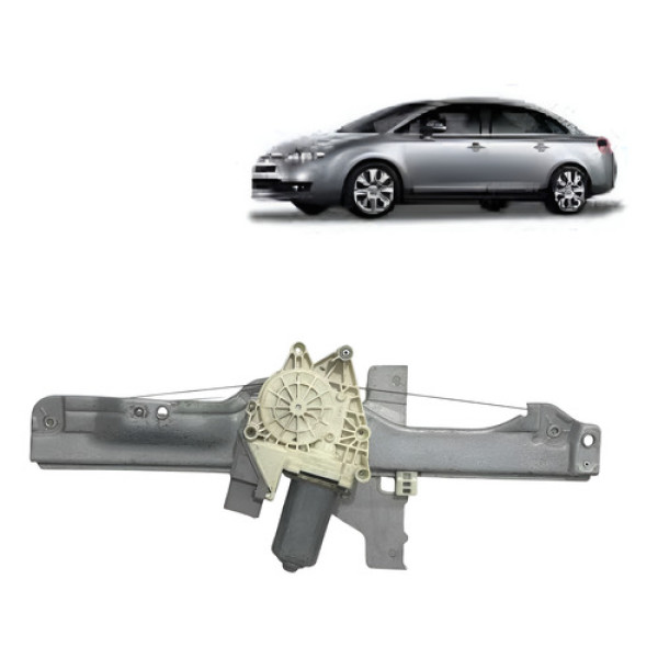 Máquina Vidro Elétrica Traseira Direito Citröen C4 Pallas 08