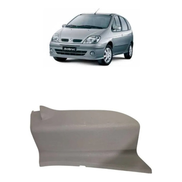 Moldura Direita Porta Malas Renault Scenic 2005/2011 Detalhe